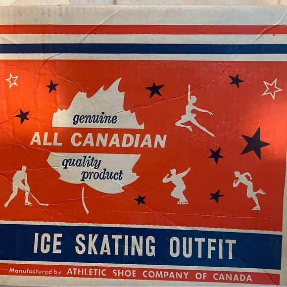 Women’s Genuine ALL CANADIAN Figure Ice Skates-WhiteSheffield Steel Tempered C7 - Picture 2 of 15